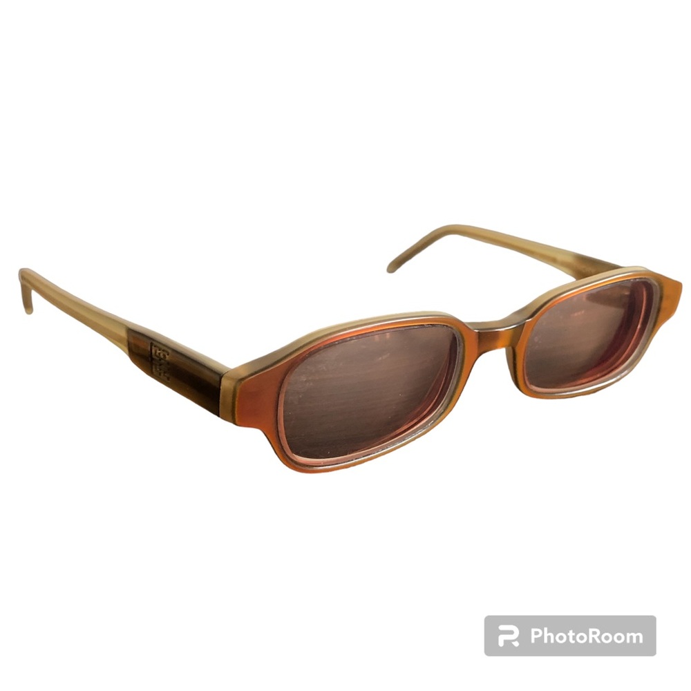 Vintage Givenchy Rectangular Toffee Brown Sunglas… - image 4